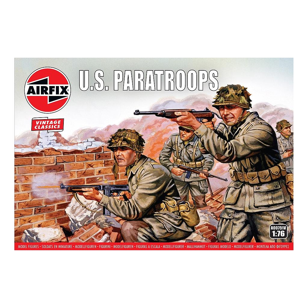 [A00751V] Set 48 Figuras 1/76 -WWII US Paratroops- Airfix