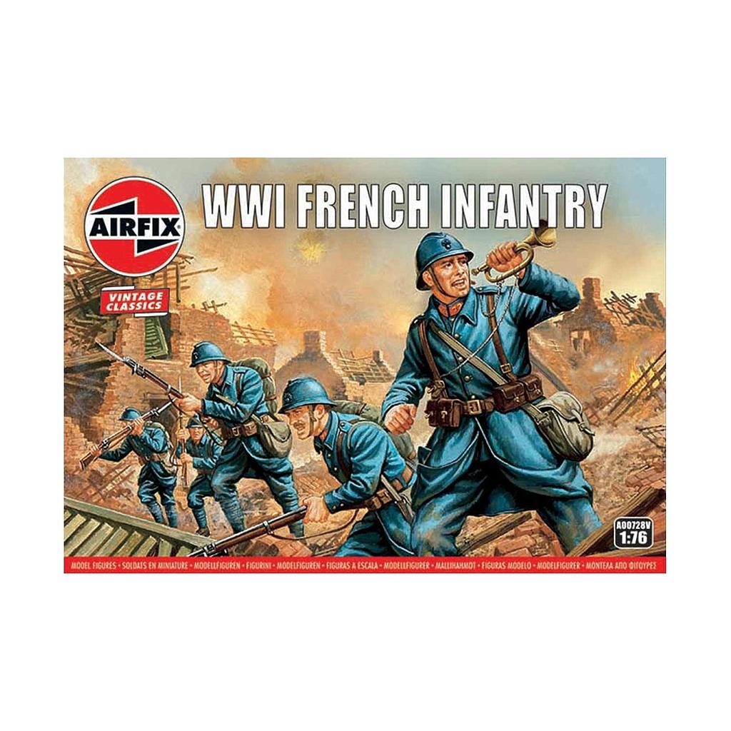 [A00728V] Set 48 Figuras 1/76 -WWI French Infantry- Airfix