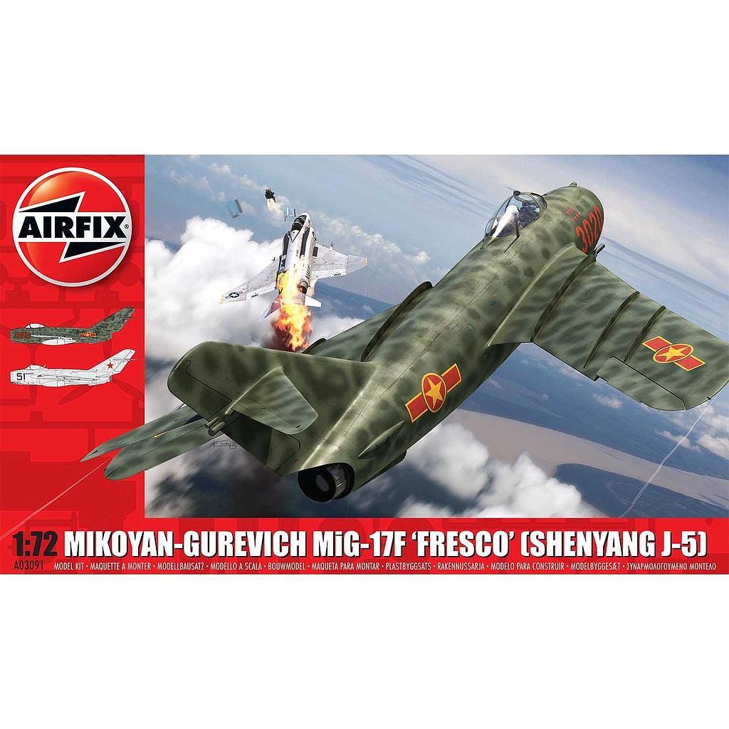 [A03091] Avión 1/72 -Mikoyan-Gurevich MiG-17F 'Fresco'- Airfix