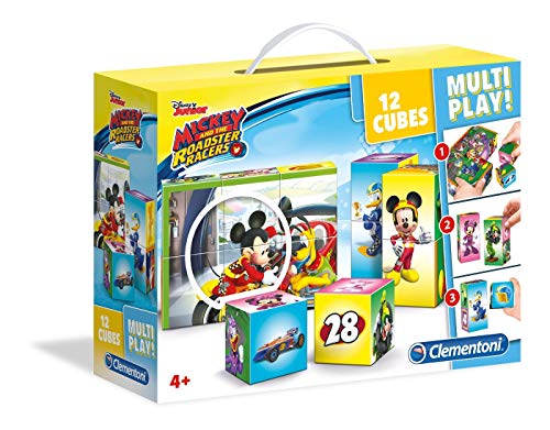 [41508 3] Rompecabezas 12 Cubos -Mickey- Clementoni