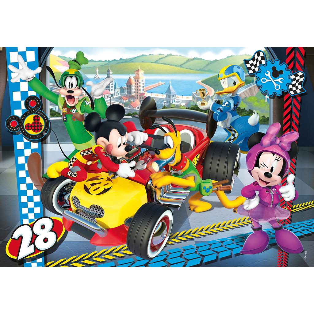 [08514 9] Puzzle 30 piezas -Mickey Roadster Racers- Clementoni