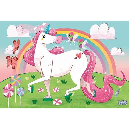 [27109 2] Puzzle 104 piezas -Unicornios- Clementoni