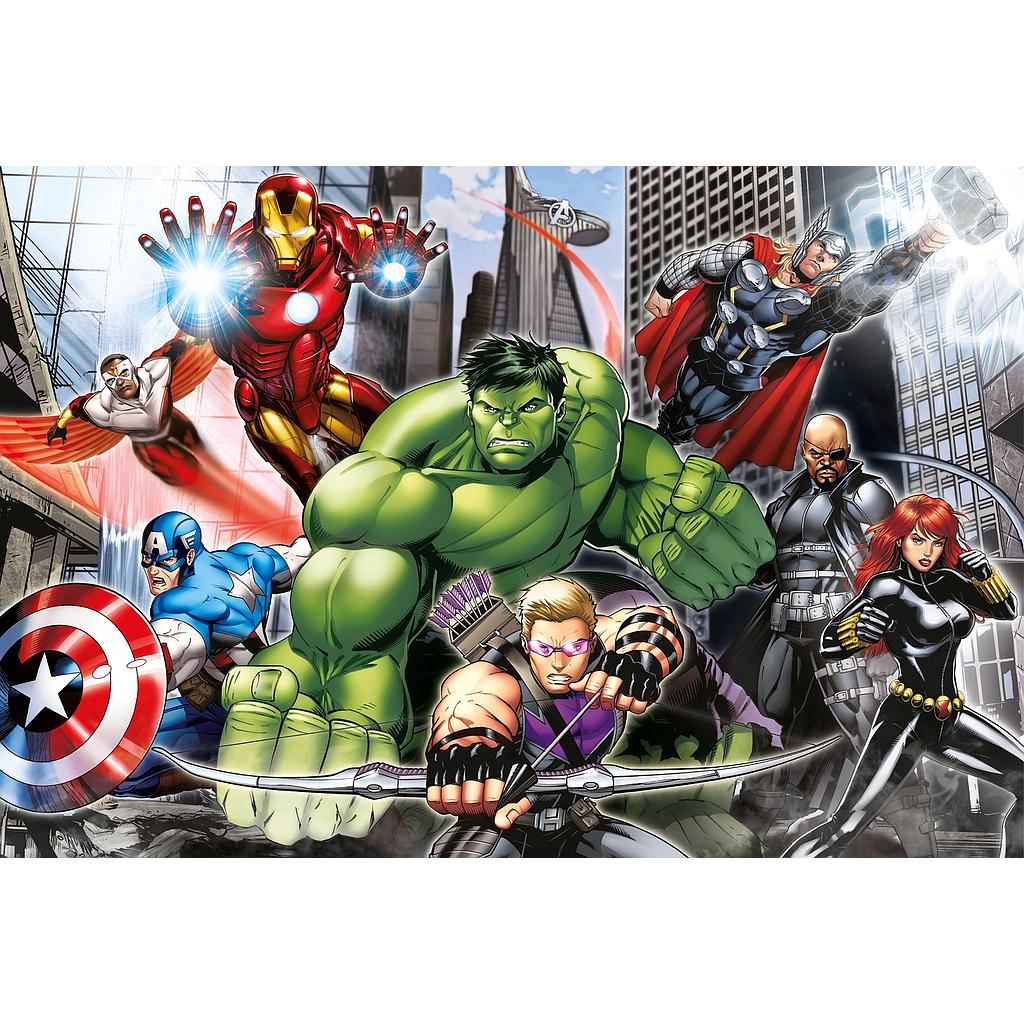 [23688 6] Puzzle 104 piezas Maxi -The Avengers : Ready to fight- Clementoni