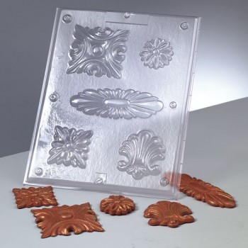 [9500149] Moldes Ornamentos 5 partes (4 - 12 cm.)