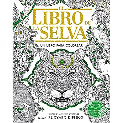 [978-84-9801-905-6	] Libro Colorear "Libro de la Selva" Edit. Blume  