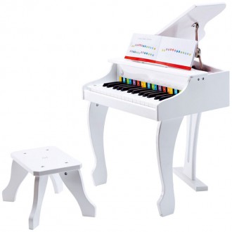 [0338] Piano de Cola Deluxe Blanco Infantil Hape