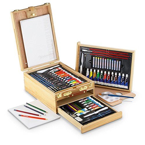 Royal Art Set Metal Case Mixed Media 74pc