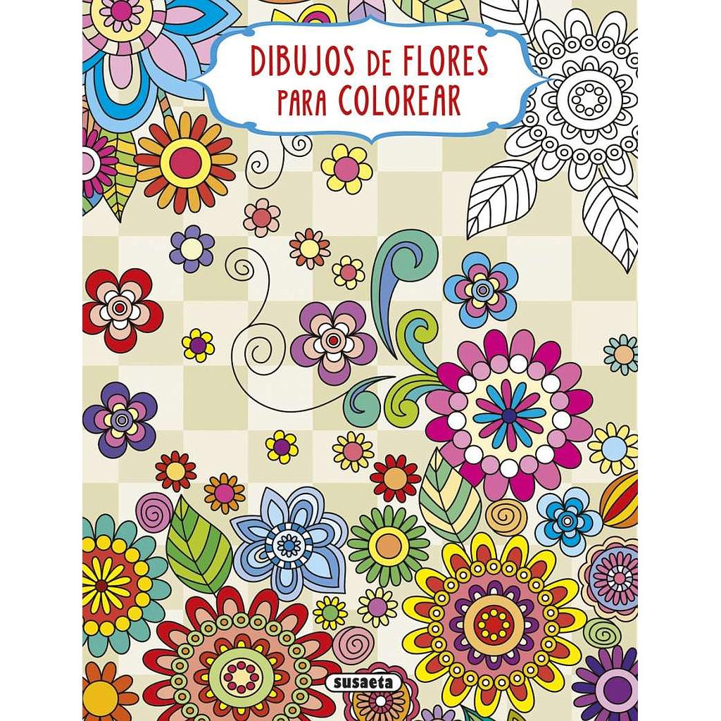[S6020001] Dibujos de Flores para Colorear- Susaeta Ediciones
