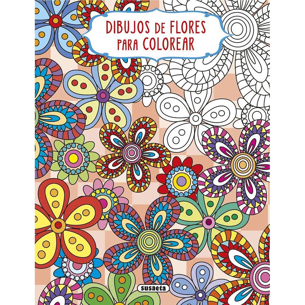 [S6020003] Dibujos de Flores para Colorear- Susaeta Ediciones