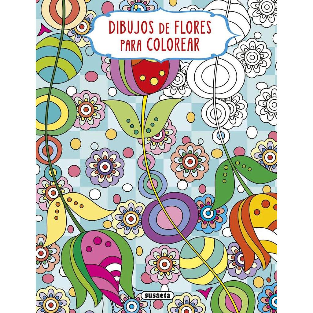 [S6020004] Dibujos de Flores para Colorear- Susaeta Ediciones