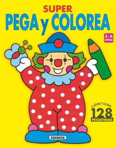 [S0536001] Super Pega y Colorea - Susaeta