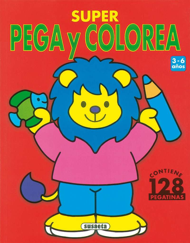 [S0536002] Super Pega y Colorea - Susaeta