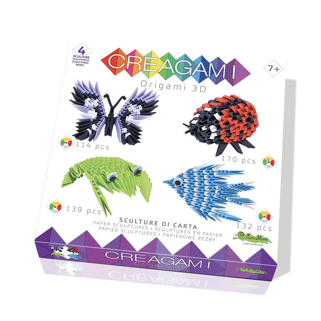 [831] Set Origami -Kit 4 Animales- Creagami