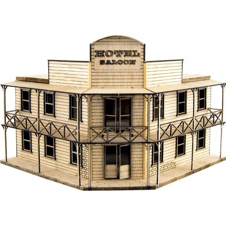 [HW03A] Kit Casa -Hotel Saloon- Balsa HO Anner Factory