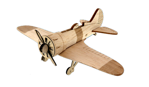 [D01A4] Kit Avión -I-16/10 Rata- Balsa Anner Factory