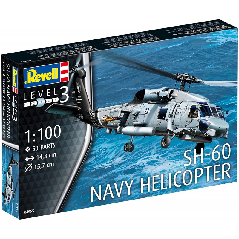 [04955] Helicóptero 1/100 -Planes SH-60 Navy Helicopter- Revell