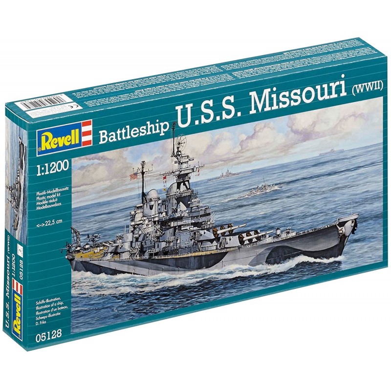 [05128] Barco 1/1200 -Battleship U.S.S. Missouri- Revell