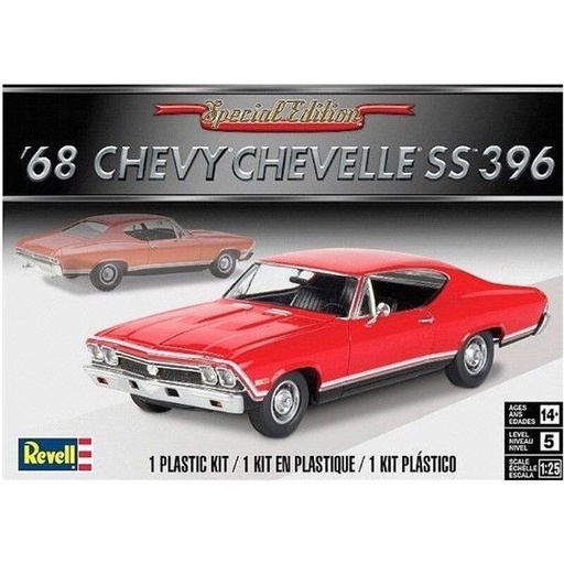 [85-4445] Coche 1/25 -1968 Chevy Chevelle SS 396- Revell