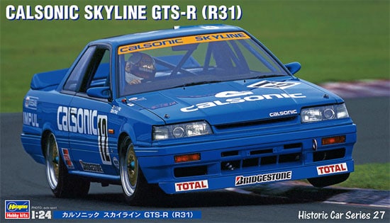 [21127] Kit Coche 1/24 -Calsonic Skyline GTS‐R (R31)- Hasegawa