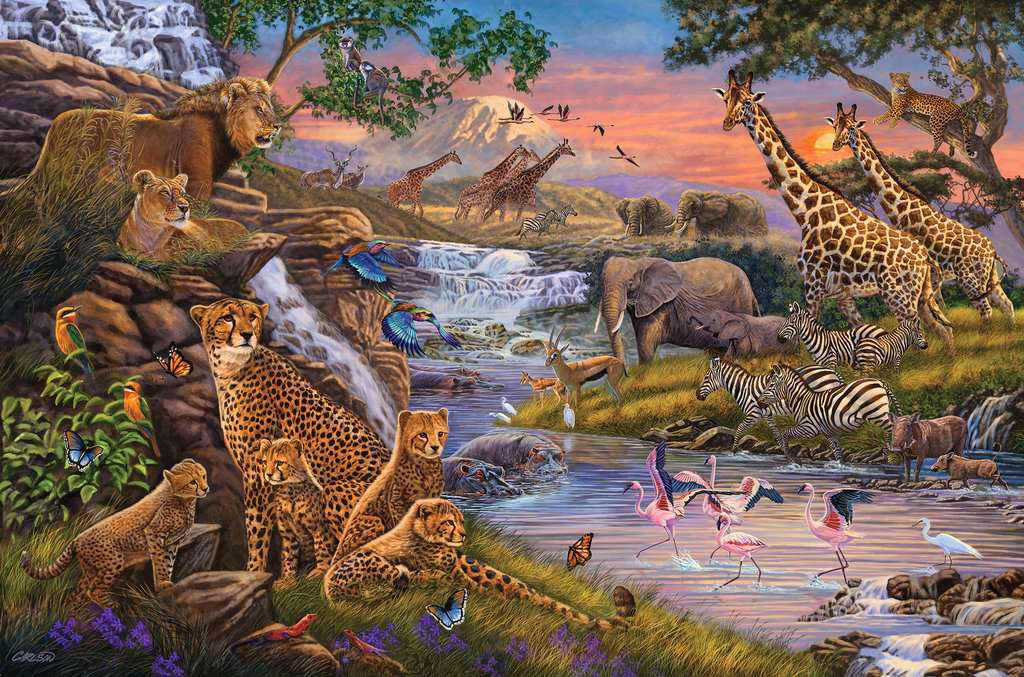 [16465 3] Puzzle 3000 piezas -El Reino Animal- Ravensburger