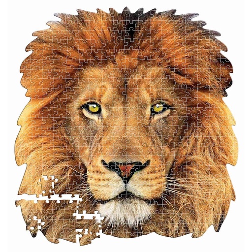 [18653] Puzzle 367 piezas Animal Face Shaped -León- Educa