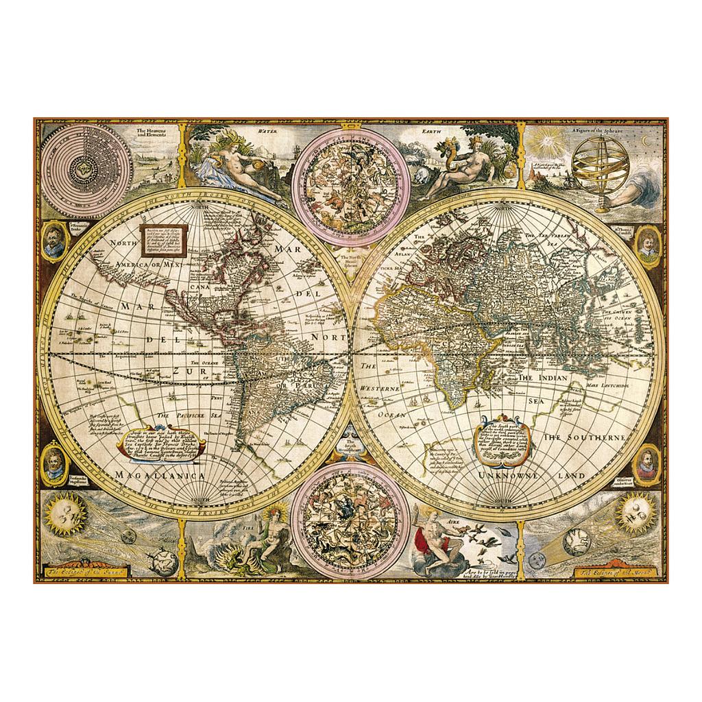 [33531 2] Puzzle 3000 piezas -Mapa Antiguo- Clementoni