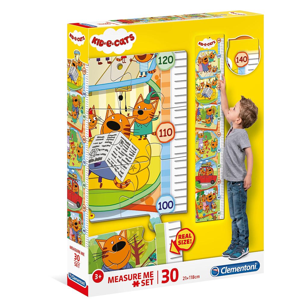 [20339 0] Puzzle "Medidor" 30 piezas -Kid and Cats- Clementoni