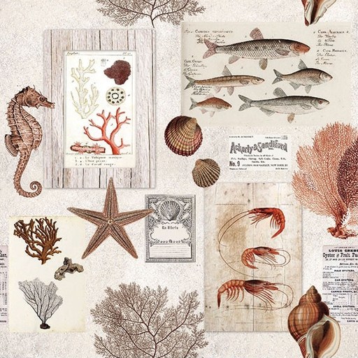 Servilleta 33 x 33 cm. -Sepia Sea Cream-