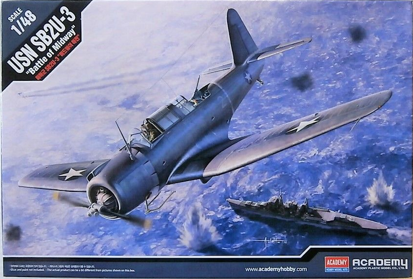 [12324] Avión 1:72 -USN SB2U-3 &quot;Battle of Midway&quot;- Academy