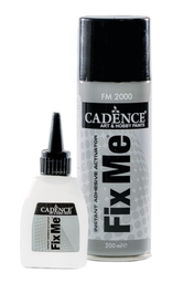 [882590] Adhesivo Cianocrilato + Activador -Fix Me Quick Glue- 50 + 200 ml. Cadence