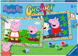 [23570 4] Set CreArt Pintar por Números -Peppa Pig- (2 Láminas) Ravensburger