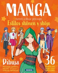 [S0935001] Manga: Aprendo a Dibujar Personajes Estilo Shonen y Shojo - Susaeta Ediciones