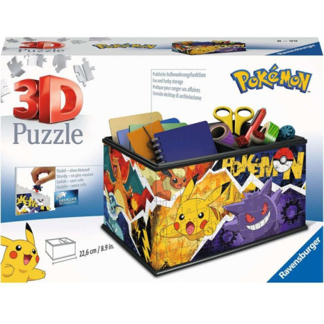 Pokémon Puzzle 3D Caja de almacenamiento (223 piezas)