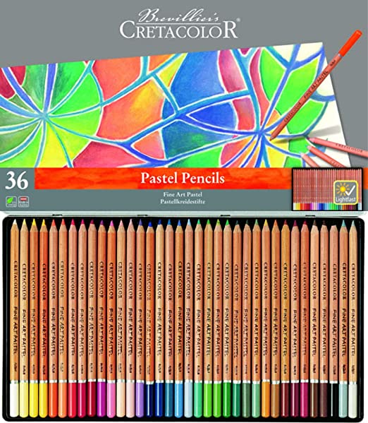 [470 36] Estuche Metal Lápiz Pastel 36 Colores Cretacolor
