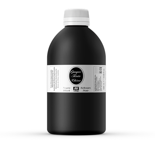 [16550] Tinta China Negra Opaca 500 ml. Acrylicos Vallejo