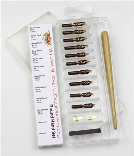 [35900] Set Mango + 10 Plumillas Caligrafía W. Mitche