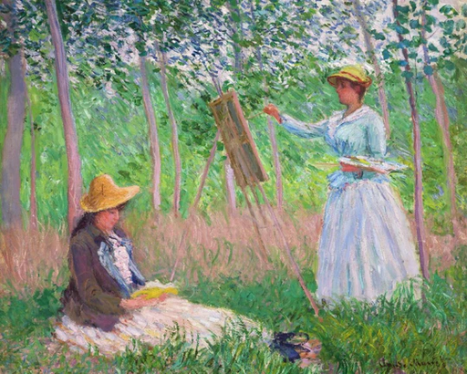 [CS-FA10110] Set Punto de Cruz -En el Bosque de Giverny- 32 x 40 cm. Figured´Art