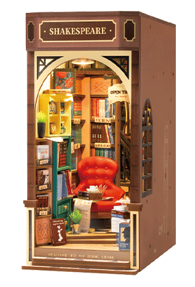 [TGB07] Kit Diorama Book Nook Librería -Bookstore- Rolife Robotime