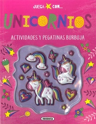 [S3586003] Juega con Pegatinas Burbujas -Unicornios- Susaeta Ediciones